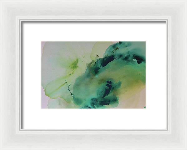 Connection, Green - Framed Print