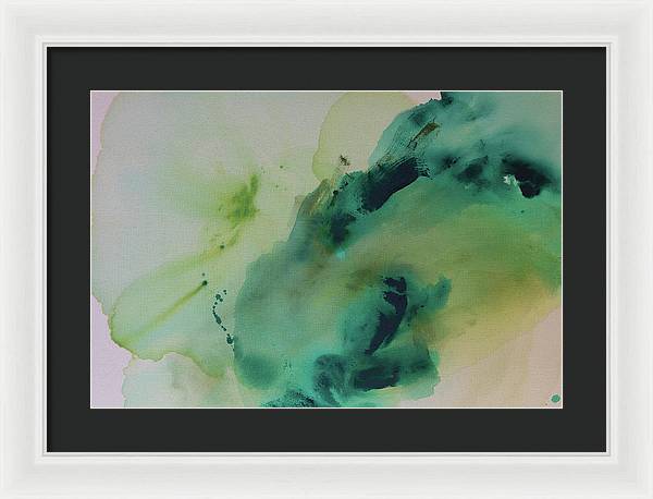 Connection, Green - Framed Print