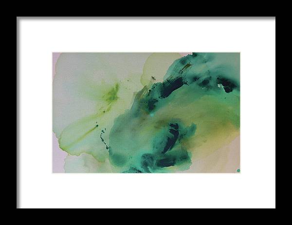 Connection, Green - Framed Print