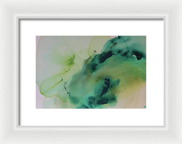 Connection, Green - Framed Print