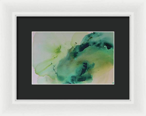 Connection, Green - Framed Print