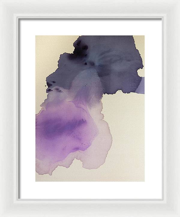 Knowledge, Purple - Framed Print