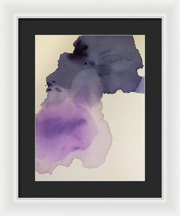 Knowledge, Purple - Framed Print