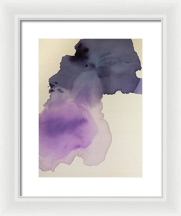 Knowledge, Purple - Framed Print