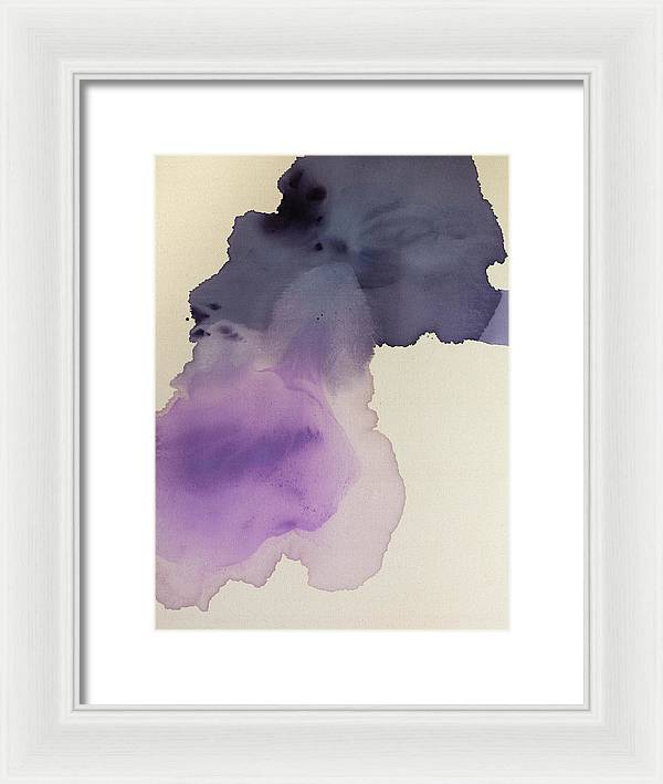 Knowledge, Purple - Framed Print