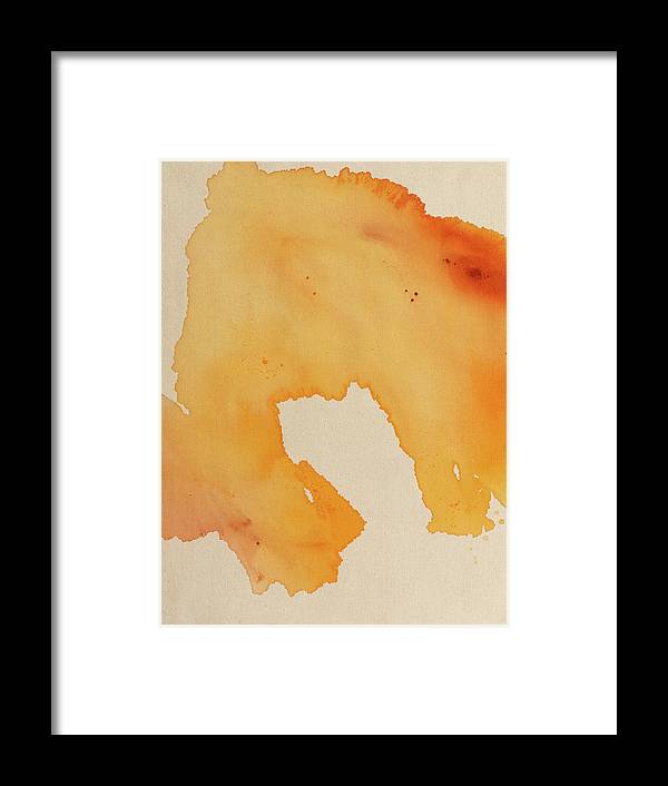 Quality, Orange - Framed Print