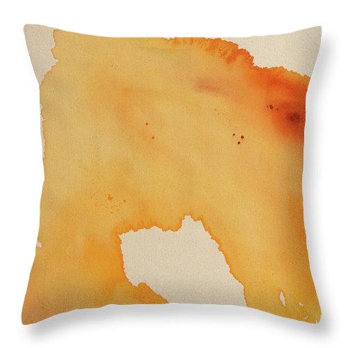 Quality, Orange - Throw Pillow