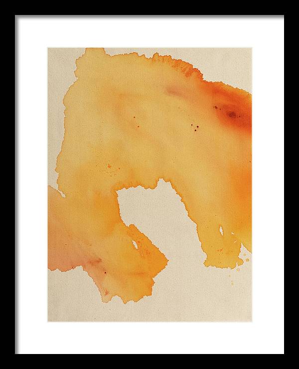 Quality, Orange - Framed Print