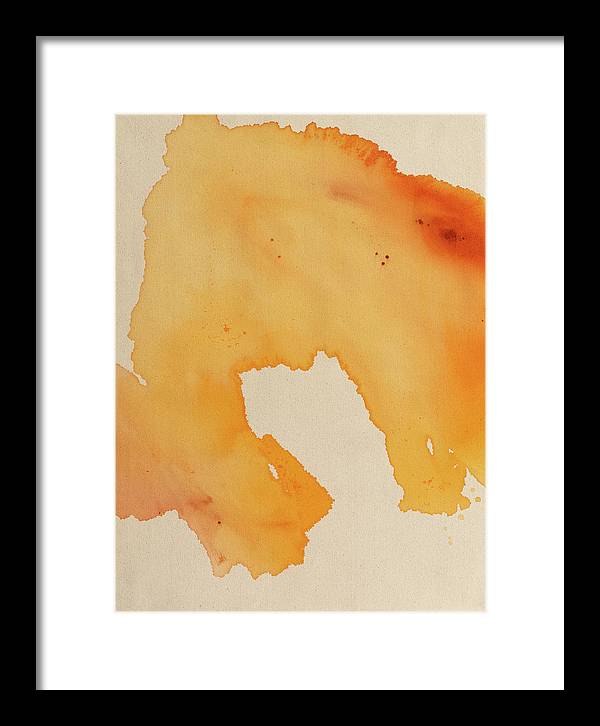 Quality, Orange - Framed Print