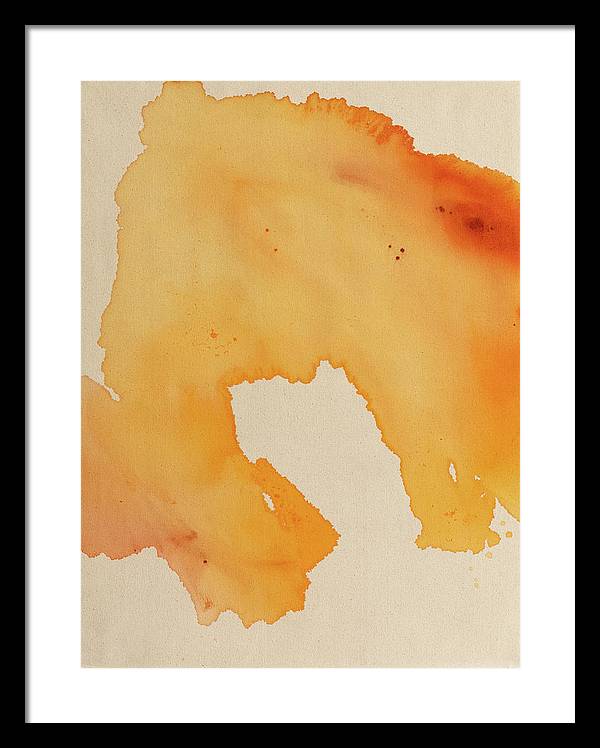 Quality, Orange - Framed Print