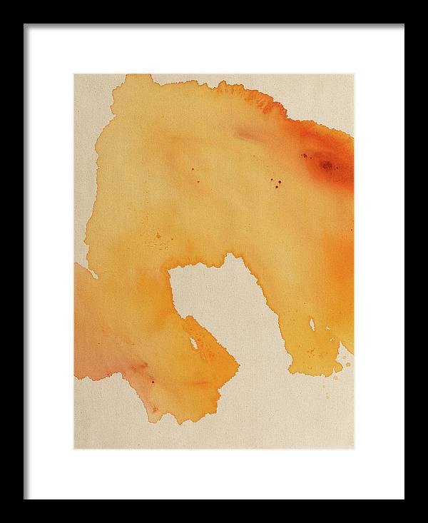 Quality, Orange - Framed Print