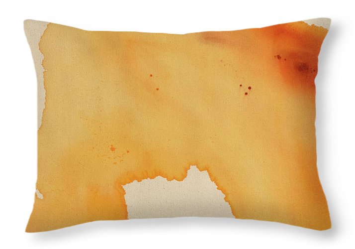 Quality, Orange - Throw Pillow