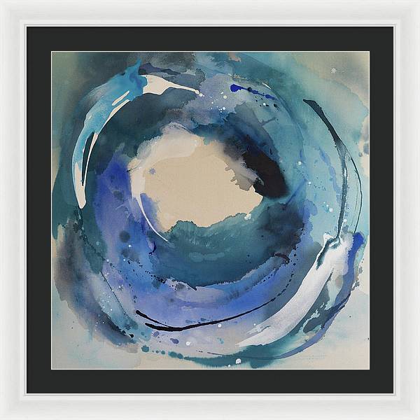 Reciprocity, Blue - Framed Print