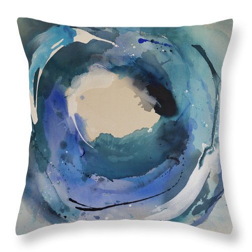 Reciprocity, Blue - Throw Pillow