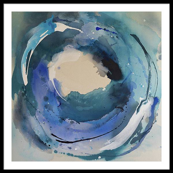 Reciprocity, Blue - Framed Print