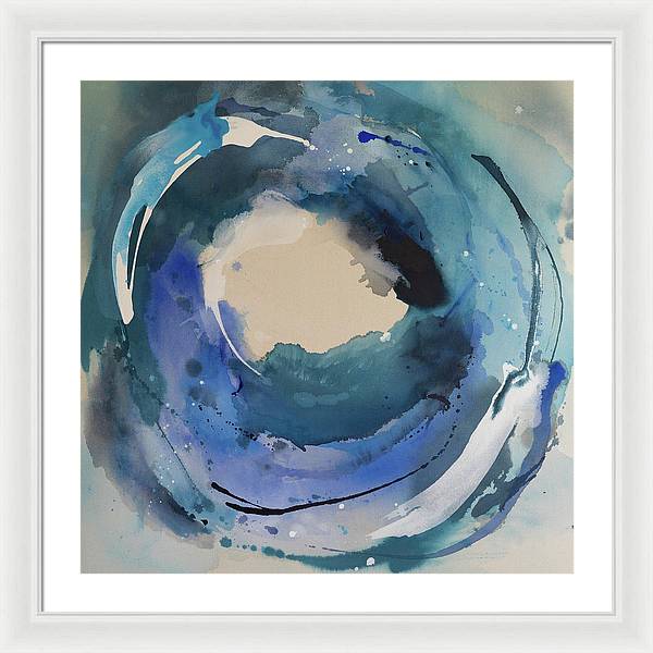 Reciprocity, Blue - Framed Print