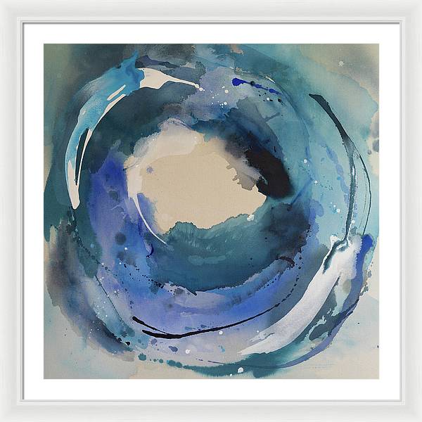 Reciprocity, Blue - Framed Print