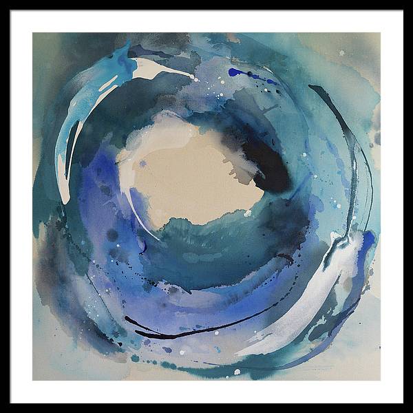 Reciprocity, Blue - Framed Print