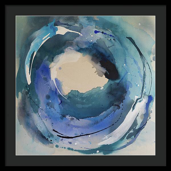 Reciprocity, Blue - Framed Print