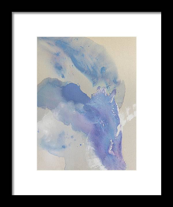 Stability, Periwinkle - Framed Print