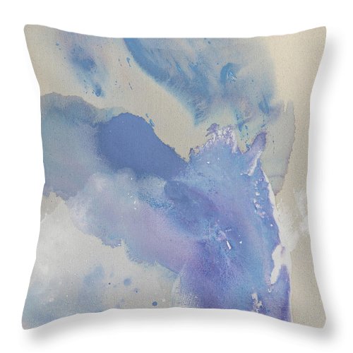 Stability, Periwinkle - Throw Pillow