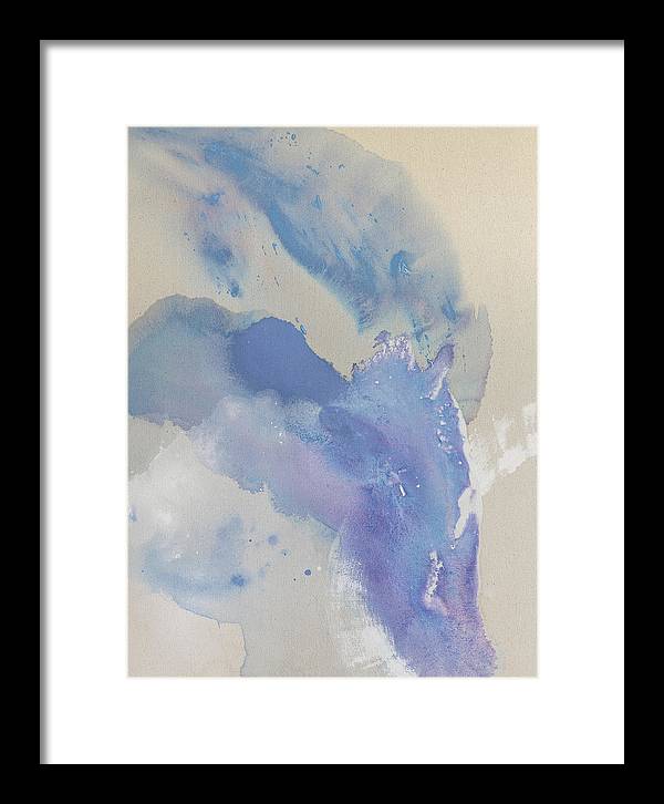 Stability, Periwinkle - Framed Print