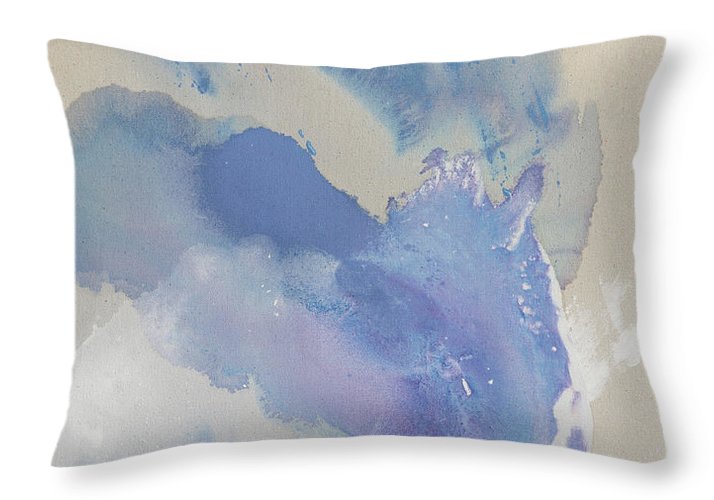 Stability, Periwinkle - Throw Pillow