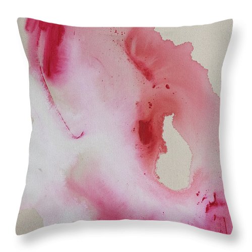 Expression, Pink - Throw Pillow