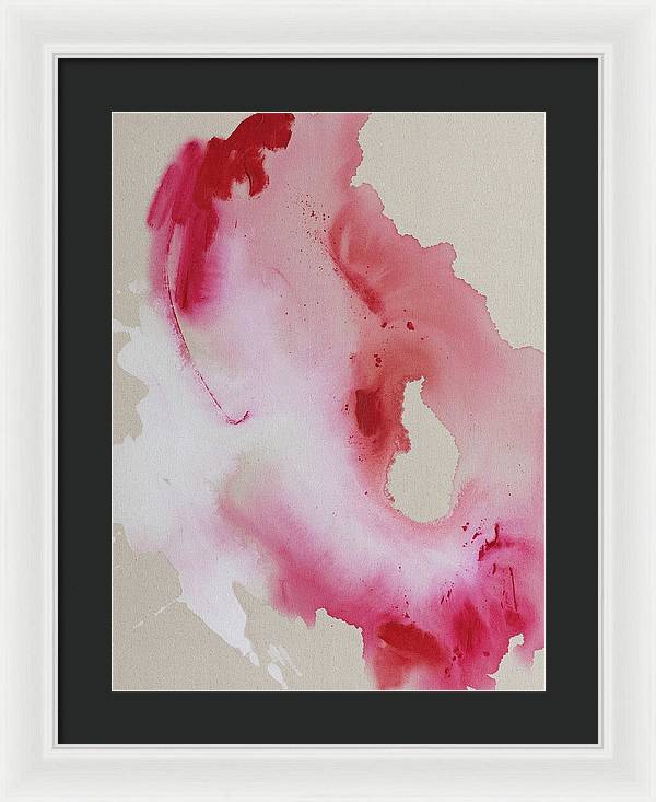 Expression, Pink - Framed Print