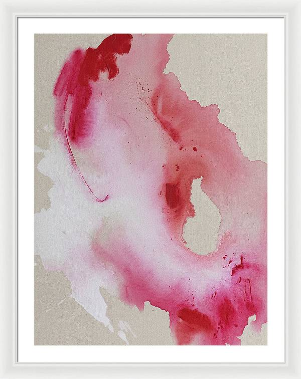 Expression, Pink - Framed Print