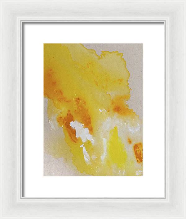 Fulfillment, Yellow - Framed Print