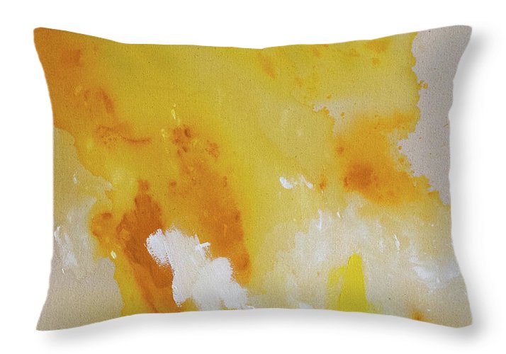 Fulfillment, Yellow - Throw Pillow