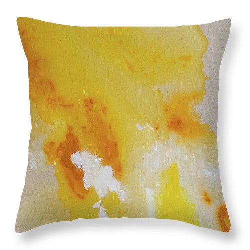 Fulfillment, Yellow - Throw Pillow