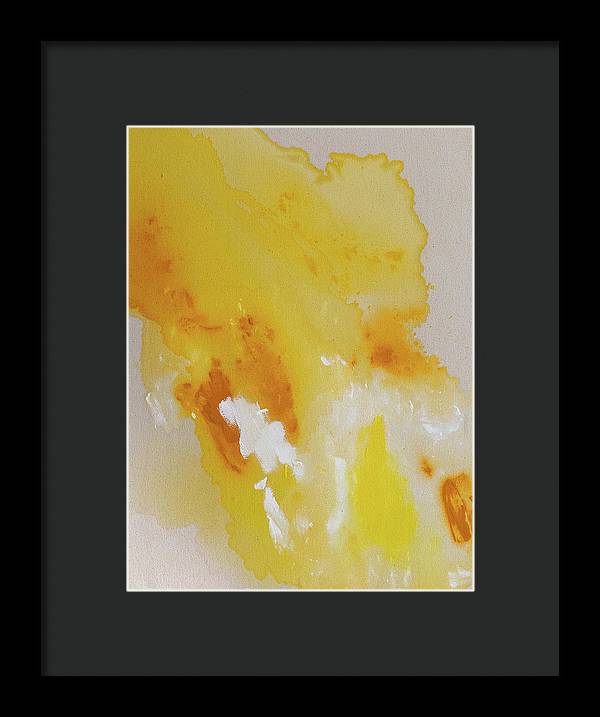 Fulfillment, Yellow - Framed Print