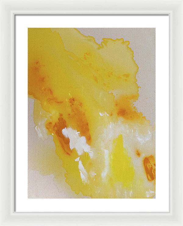 Fulfillment, Yellow - Framed Print