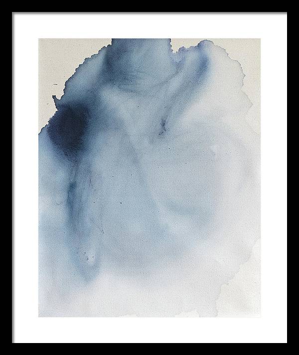 Transparency, Indigo - Framed Print