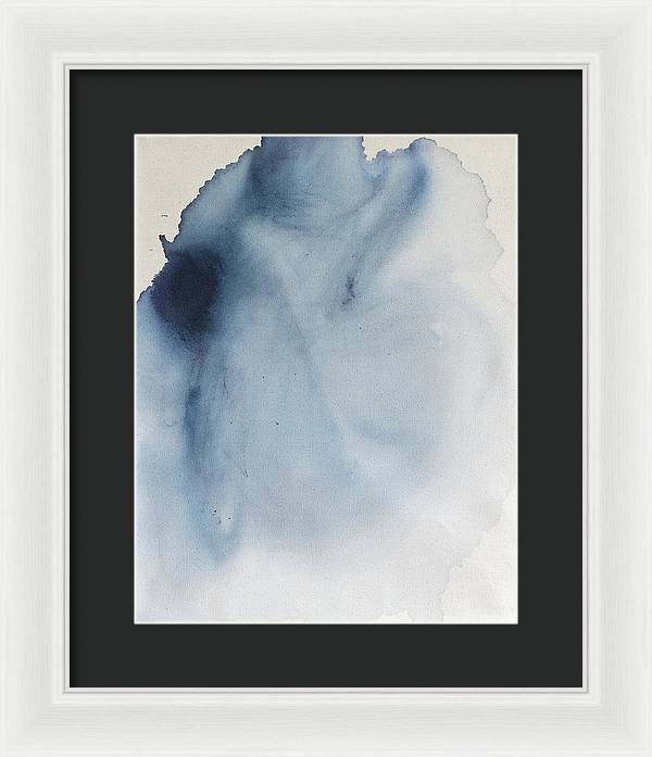 Transparency, Indigo - Framed Print