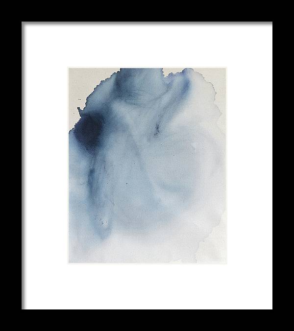 Transparency, Indigo - Framed Print