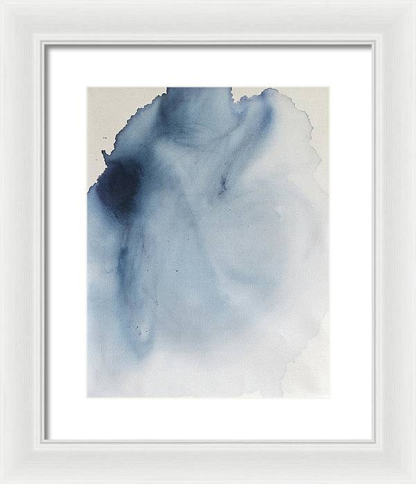 Transparency, Indigo - Framed Print