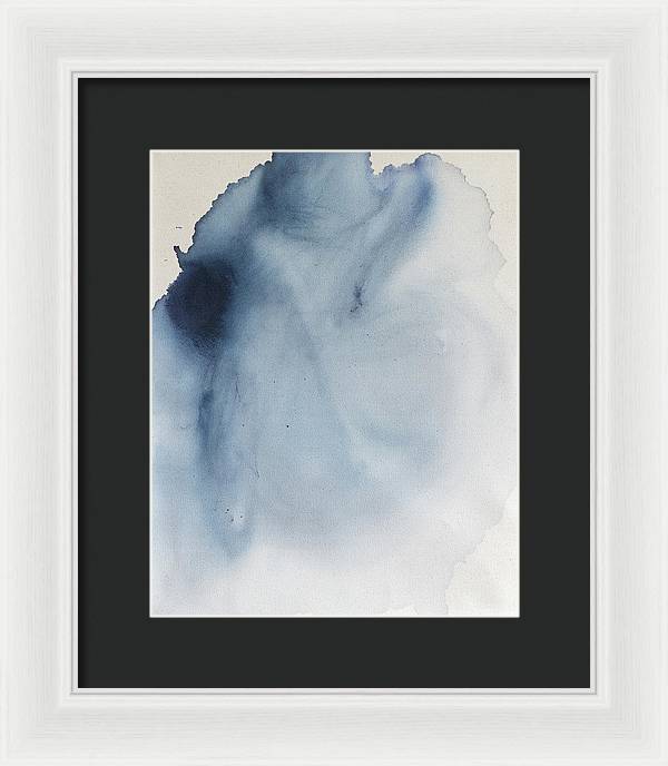 Transparency, Indigo - Framed Print