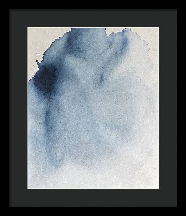 Transparency, Indigo - Framed Print