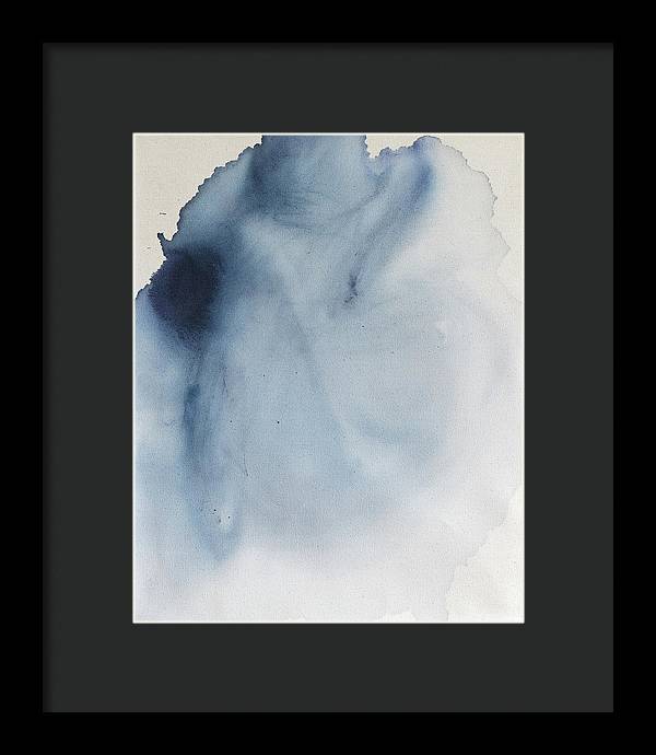 Transparency, Indigo - Framed Print