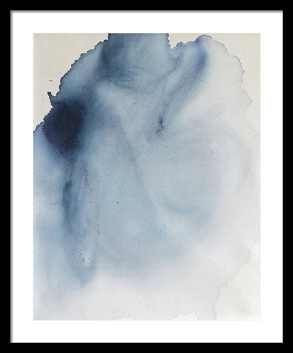 Transparency, Indigo - Framed Print