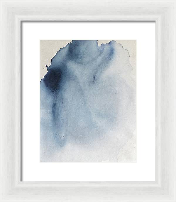 Transparency, Indigo - Framed Print