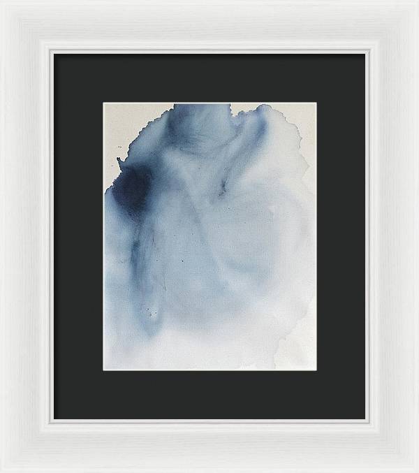 Transparency, Indigo - Framed Print