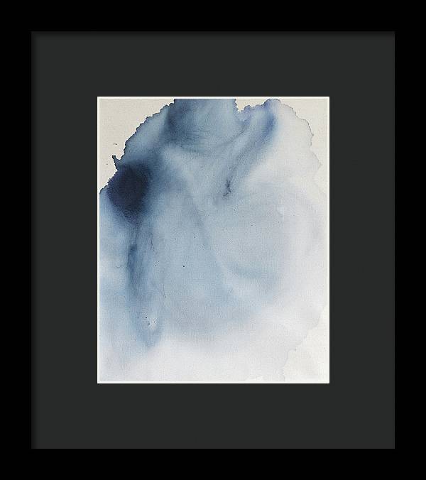 Transparency, Indigo - Framed Print