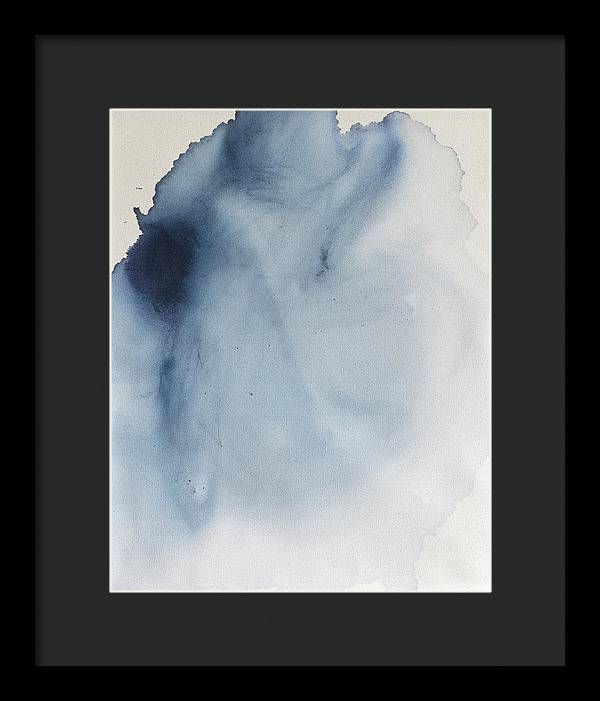 Transparency, Indigo - Framed Print