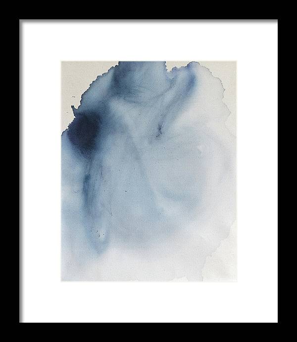 Transparency, Indigo - Framed Print