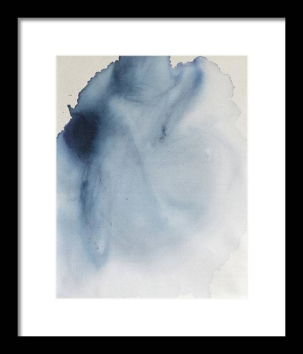 Transparency, Indigo - Framed Print