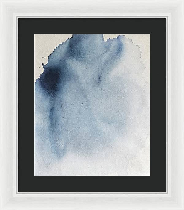 Transparency, Indigo - Framed Print